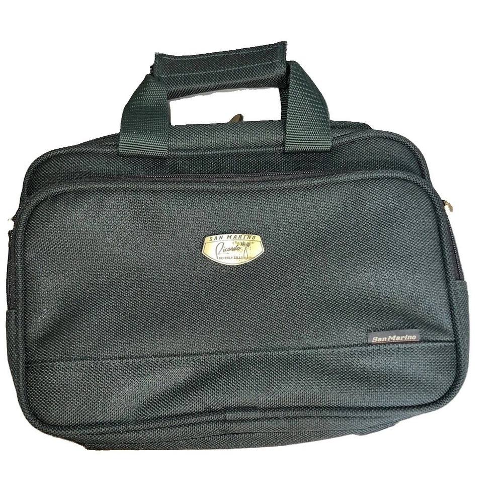 Ricardo Beverly Hills San Marino Legacy travel tote bag forest green canvas VTG
